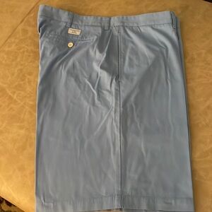 Vineyard Vines Mens Club Pant 40waist 9in inseam flat front light blue